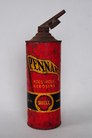 Can - Household Kerosine, Shell Company of Australia, Probably 1948 to 1955 (when logo changed)