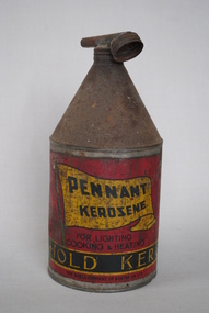 Can - Pennant Kerosene, The Shell Company of Australia Ltd, Probably 1948-1955 (when logo changed)