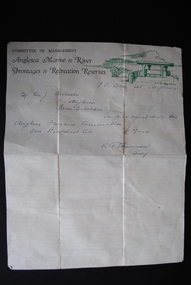Letter, R.G.  Stevenson (Secretary), Pre-decimalisation