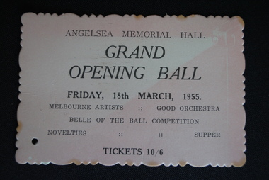 Ticket, March 1955