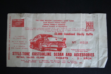 Ticket, September 1958