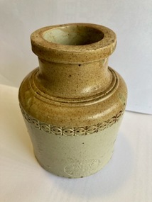 Ceramic - Antique Stoneware Pot, Stephan Green Imperial Potteries, circa 1830