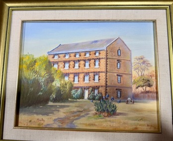 Painting - Old Mill Portarlington, Mavis Willey, Portarlington Mill