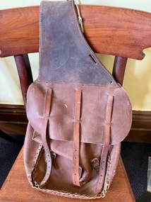 Functional object - Two gusseted saddle bag, Saddle Bag, mid to late 19th Century