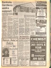 Article - Newspaper Article, Banksia Gardens Seeks Support