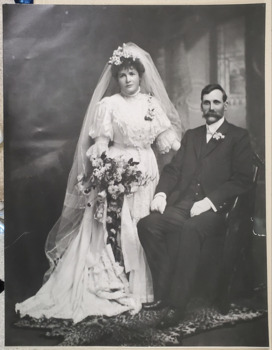 Mr and Mrs Napier wedding photo