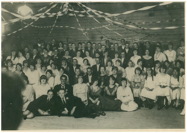 Group photo of participants at a Ball.