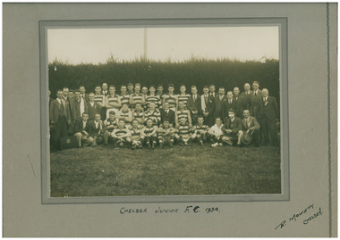 Chelsea Junior Football Club 1934, Group Photo.