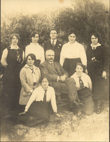 Chelsea State School Mr Rogers family and staff c1918