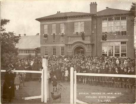 P01030 Chelsea State School Children parents teachers c1922