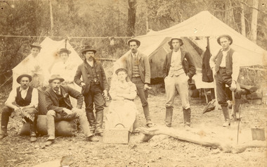 P00073 Morton Family camping 1898