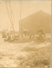 P00455 Morton family after fire 1900