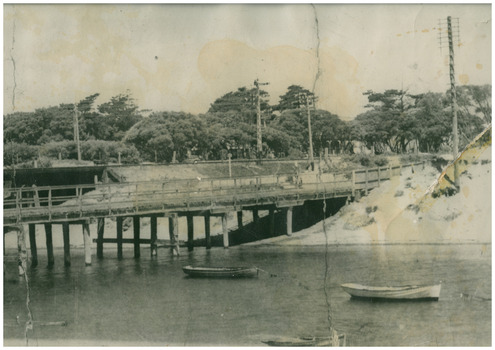 P00217a Carrum Bridge across Patterson River looking east