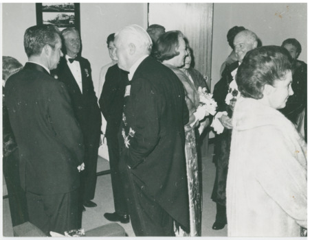 P00056 Group with Sir Delacombe at Jubilee Dinner 1970