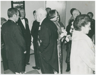 P00056 Group with Sir Delacombe at Jubilee Dinner 1970