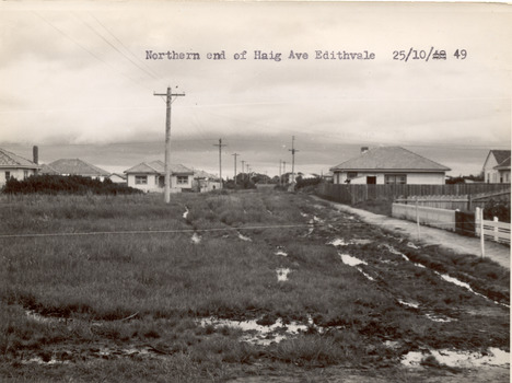 P00092 Haig Ave Edithvale unmade road 1949