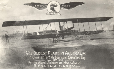 P00093 RG Careys Aeroplane 1937