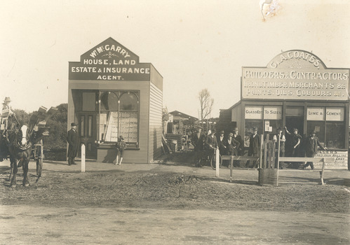 P00111 2 shops Mr McGarry Mr Coates c1914