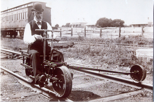 P00114 Mr Pain railway ganger Mordialloc late 1860s
