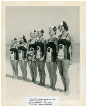 helsea Lifesaving Club Womens Reel and Line 1964