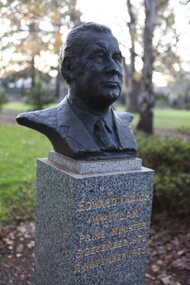 Public Artwork, Victor Greenhalgh, Edward Gough Whitlam (Prime Ministers' Walk) by Victor Greenhalgh, c1965