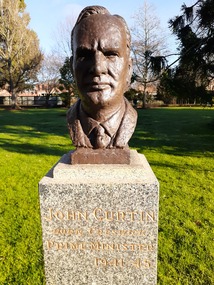 Artwork, other - Public Artwork, Wallace Anderson, John Curtin Prime  (Prime Ministers' Walk) by Wallace Anderson, c1940
