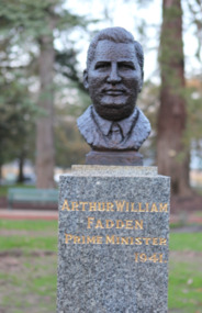 Artwork, other - Public Artwork, Wallace Anderson, Arthur William Fadden (Prime Ministers' Walk) by Wallace Anderson, c1940
