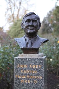 Artwork, other - Public Artwork, John Grey Gorton (Prime Ministers' Walk) by Victor Greenhalgh, c1972