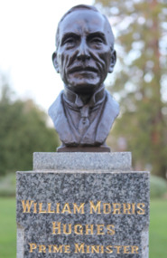 Artwork, other - Public Artwork, Wallace Anderson, William Morris Hughes (Prime Ministers' Walk) by Wallace Anderson, c1940