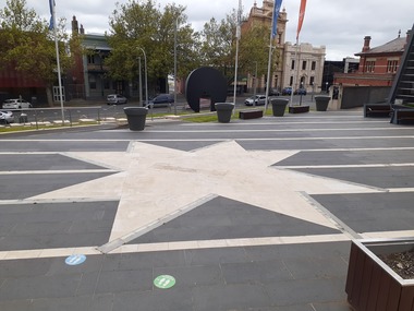 Artwork, other - Public Artwork, Stars of the Southern Cross Eureka Flag, circa 1930