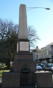 Artwork, other - Public Artwork, Eight Hour Day Memorial (James Galloway Memorial), 1880