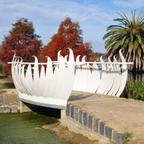 Artwork, other - Public Artwork, Swan Pool Bridge By Thomson Hay Landscape Architects, c2013