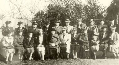 Black and white Photograph of the Merry Moreland Maidens, 1939c