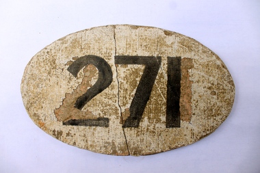 Cell door number, HM Prison Pentridge, Cell door No. 271 No. 3 Yard, HM Prison Pentridge