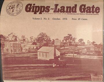 Journal, Dandenong & District Historical Society, Gipps-Land Gate Vol.2 No.2, 1972