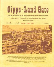 Journal, Dandenong & District Historical Society, Gipps-Land Gate Vol.6 No.4b, 1978