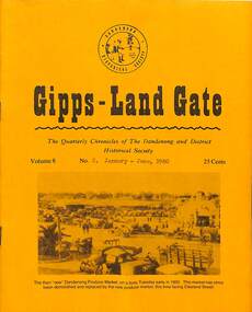 Journal, Dandenong & District Historical Society, Gipps-Land Gate Vol.8 No.2, 1980