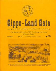 Journal, Dandenong & District Historical Society, Gipps-Land Gate Vol.8 No.3, 1980