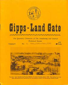 Journal, Dandenong & District Historical Society, Gipps-Land Gate Vol.8 No.4, 1980