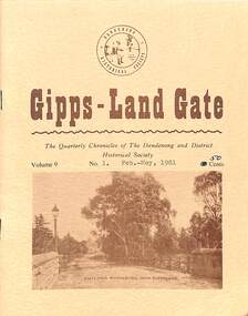 Journal, Dandenong & District Historical Society, Gipps-Land Gate Vol.9 No.1, 1981
