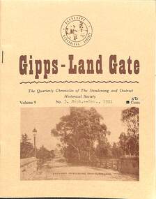 Journal, Dandenong & District Historical Society, Gipps-Land Gate Vol.9 No.3, 1981