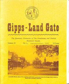 Journal, Dandenong & District Historical Society, Gipps-Land Gate Vol.10 No.2, 1983