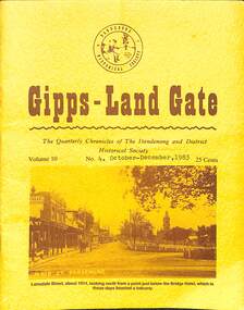 Journal, Dandenong & District Historical Society, Gipps-Land Gate Vol.10 No.4, 1983