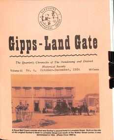 Journal, Dandenong & District Historical Society, Gipps-Land Gate Vol.11 No.4, 1984