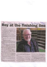 Aspinall Family, Roy Aspinall - Newspaper Articles and Personal Facts