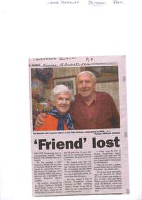 Blashki Family, Patricia Blashki - Newspaper Articles with Pics