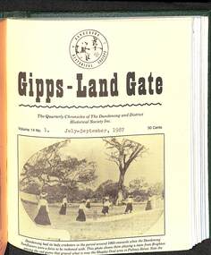 Journal, Dandenong & District Historical Society, Gipps-Land Gate Vol.14 No.1, 1987