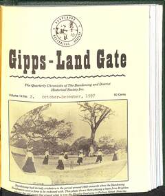 Journal, Dandenong & District Historical Society, Gipps-Land Gate Vol.14 No.2, 1987