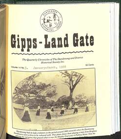 Journal, Dandenong & District Historical Society, Gipps-Land Gate Vol.14 No.3, 1988