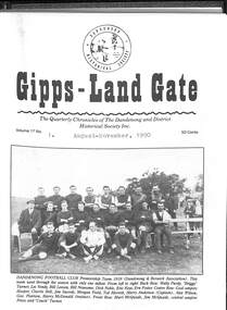 Journal, Dandenong & District Historical Society, Gipps-Land Gate Vol.17 No.1, 1990